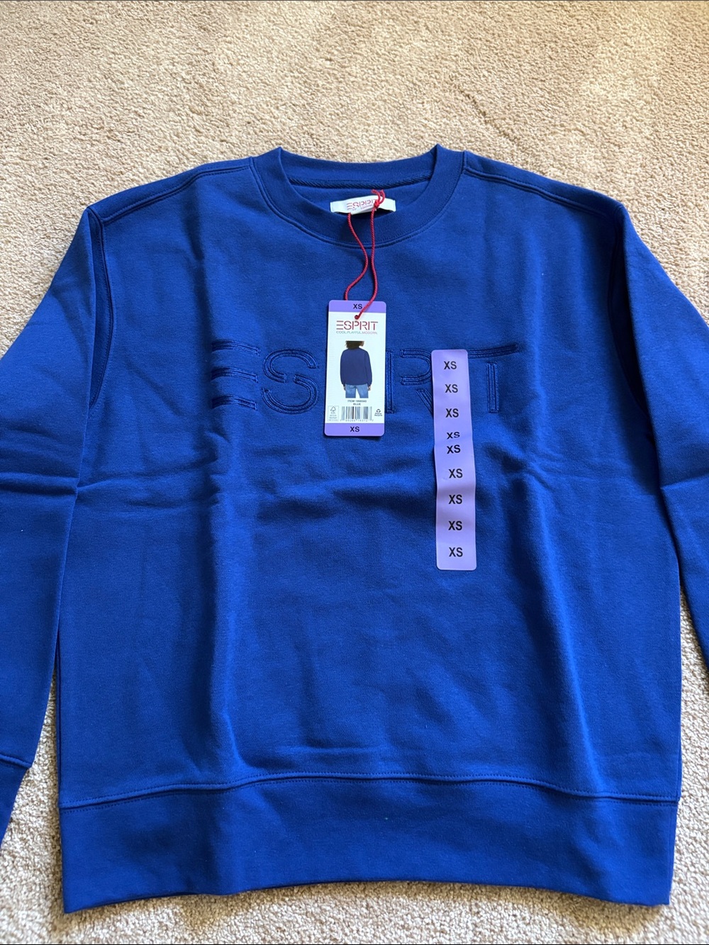 Esprit Women’s Cobalt Blue Crewneck Sweatshirt